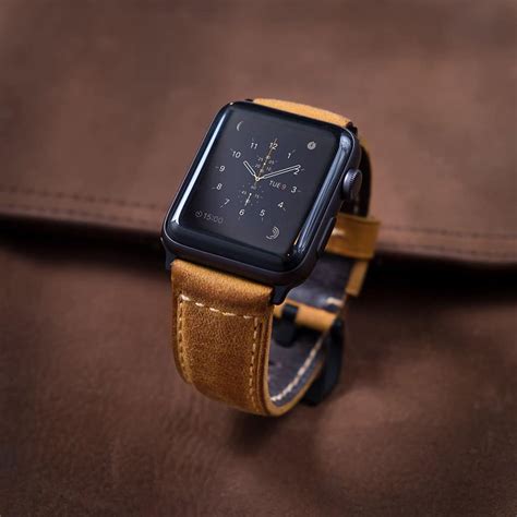 luxury leather Apple Watch bands